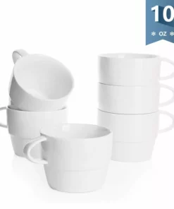 Outlet ✨ Sweese White Stackable Coffee Cups ????