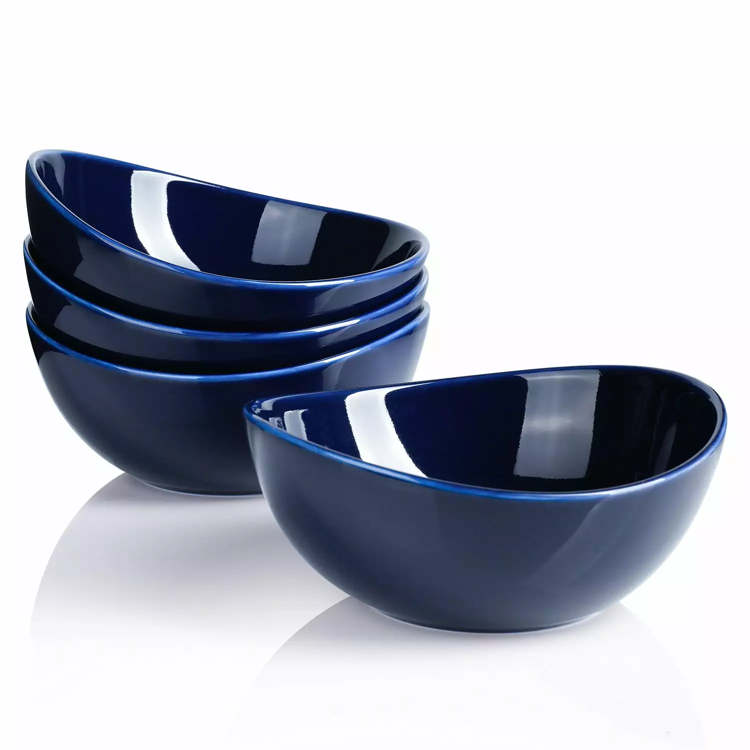 Budget ???? Sweese Navy Curved Porcelain Bowls ✔️ 1 Budget ???? Sweese Navy Curved Porcelain Bowls ✔️