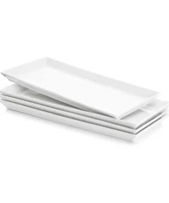 Budget ???? Sweese 13.8 Inch Rectangular Porcelain Serving Trays ????
