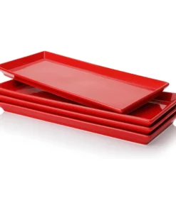 Budget ???? Sweese 13.8 Inch Rectangular Porcelain Serving Trays ???? 7 Budget ???? Sweese 13.8 Inch Rectangular Porcelain Serving Trays ???? -Sweese Elegant Shop 13.8inchesRectangularPlatters 2