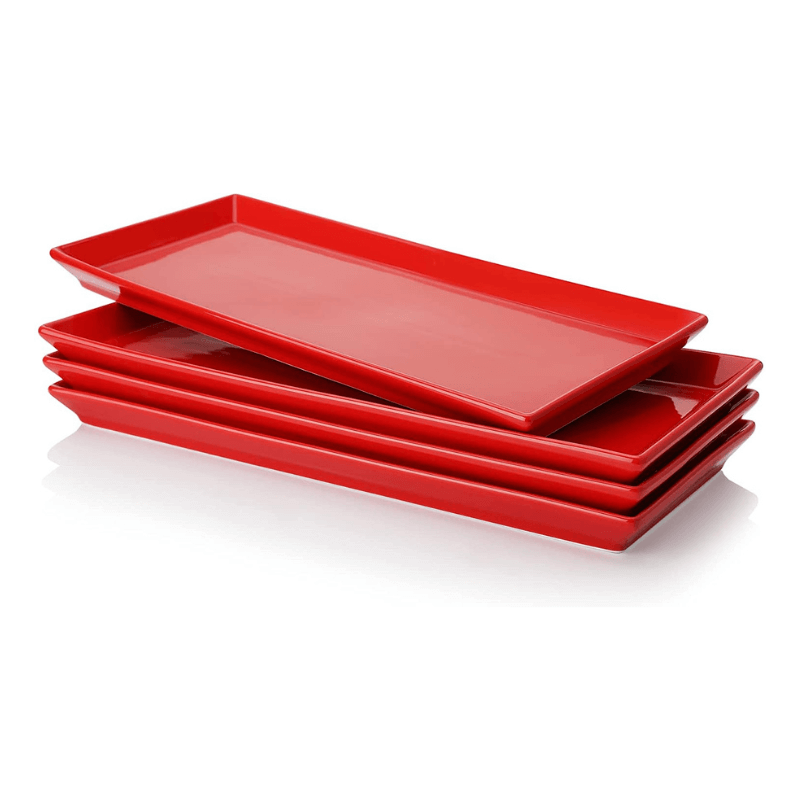 Budget ???? Sweese 13.8 Inch Rectangular Porcelain Serving Trays ???? 3 Budget ???? Sweese 13.8 Inch Rectangular Porcelain Serving Trays ???? - Image 3