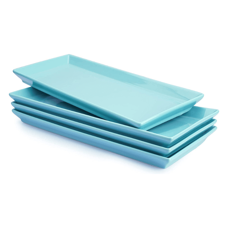 Budget ???? Sweese 13.8 Inch Rectangular Porcelain Serving Trays ???? 4 Budget ???? Sweese 13.8 Inch Rectangular Porcelain Serving Trays ???? - Image 4