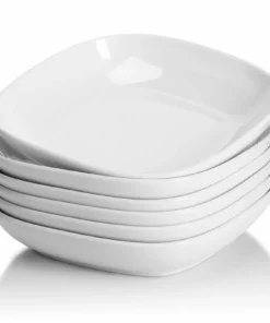 Buy ???? Sweese Square Porcelain Pasta Bowls ???? -Sweese Elegant Shop 30ozsquarepastabowls