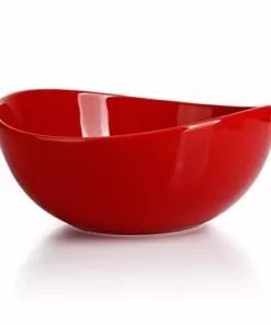 Outlet ???? Sweese Red Curved Porcelain Bowls ???? 8 Outlet ???? Sweese Red Curved Porcelain Bowls ???? -Sweese Elegant Shop 31OR1 vKzqL
