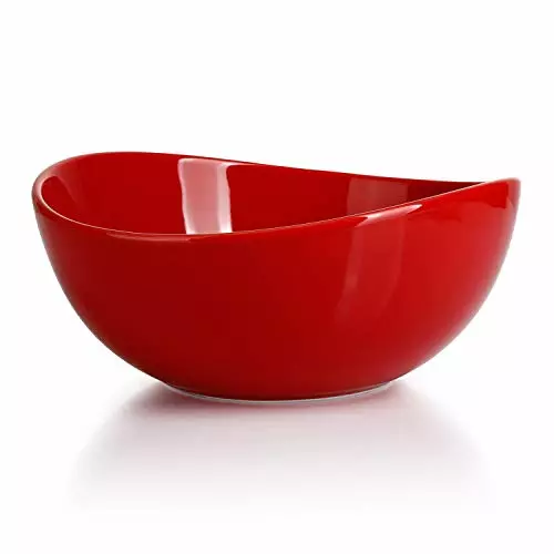 Outlet ???? Sweese Red Curved Porcelain Bowls ???? 4 Outlet ???? Sweese Red Curved Porcelain Bowls ???? - Image 4
