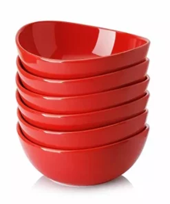 Outlet ???? Sweese Red Curved Porcelain Bowls ???? 9 Outlet ???? Sweese Red Curved Porcelain Bowls ???? -Sweese Elegant Shop 41CGE2CUEiL