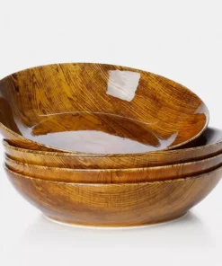 Best Pirce ???? Sweese Woodgrain Porcelain Pasta Bowls ????