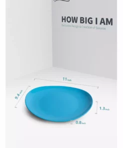 Brand new ???? Sweese Steel Blue Curved Porcelain Plates ❤️ 10 Brand new ???? Sweese Steel Blue Curved Porcelain Plates ❤️ -Sweese Elegant Shop 4941120a4cbb3d36d62178ab06611d0b