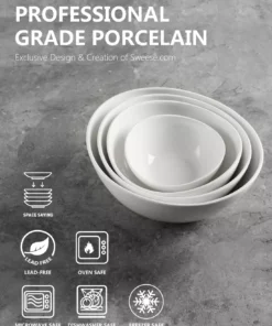 Wholesale ???? Sweese 4 Piece Curved Nesting Bowls ⭐ -Sweese Elegant Shop 4 1 daff7bac c645 4543 8a04 8f97eb14c3ef