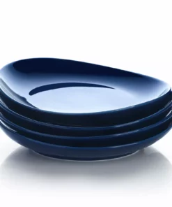 New ???? Sweese Navy Curved Porcelain Plates ????