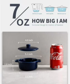 Best deal ???? Sweese Round Mini Casserole Dish with Lid ???? -Sweese Elegant Shop 61QPthXqaiL. AC SL1500 101c2d5d 8b9a 4bfd a9db 689625cb658d