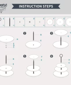 Buy ⭐ Sweese 3 Tier White Porcelain Cake Stand ???? -Sweese Elegant Shop 61ZiBAJ3OML. AC SL1500 588e82e9 f7ea 464a be8c e314ce2e859b