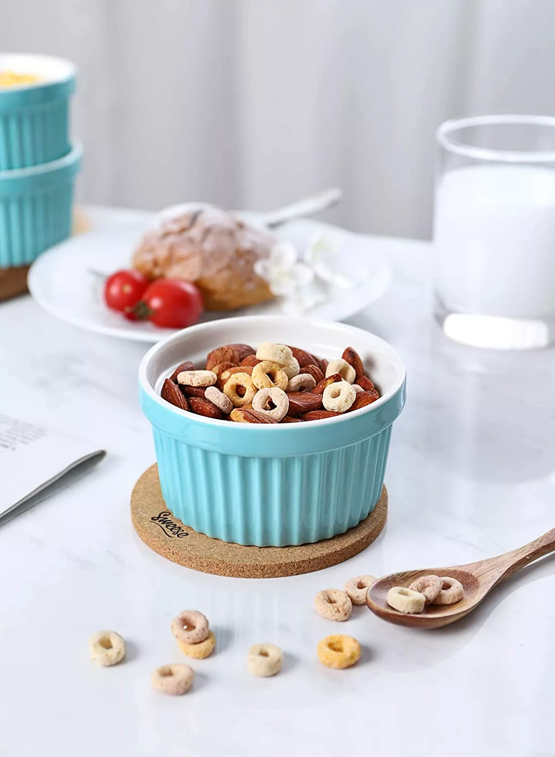 Outlet ???? Sweese Turquoise Cupcake Ramekins ???? 2 Outlet ???? Sweese Turquoise Cupcake Ramekins ???? - Image 2