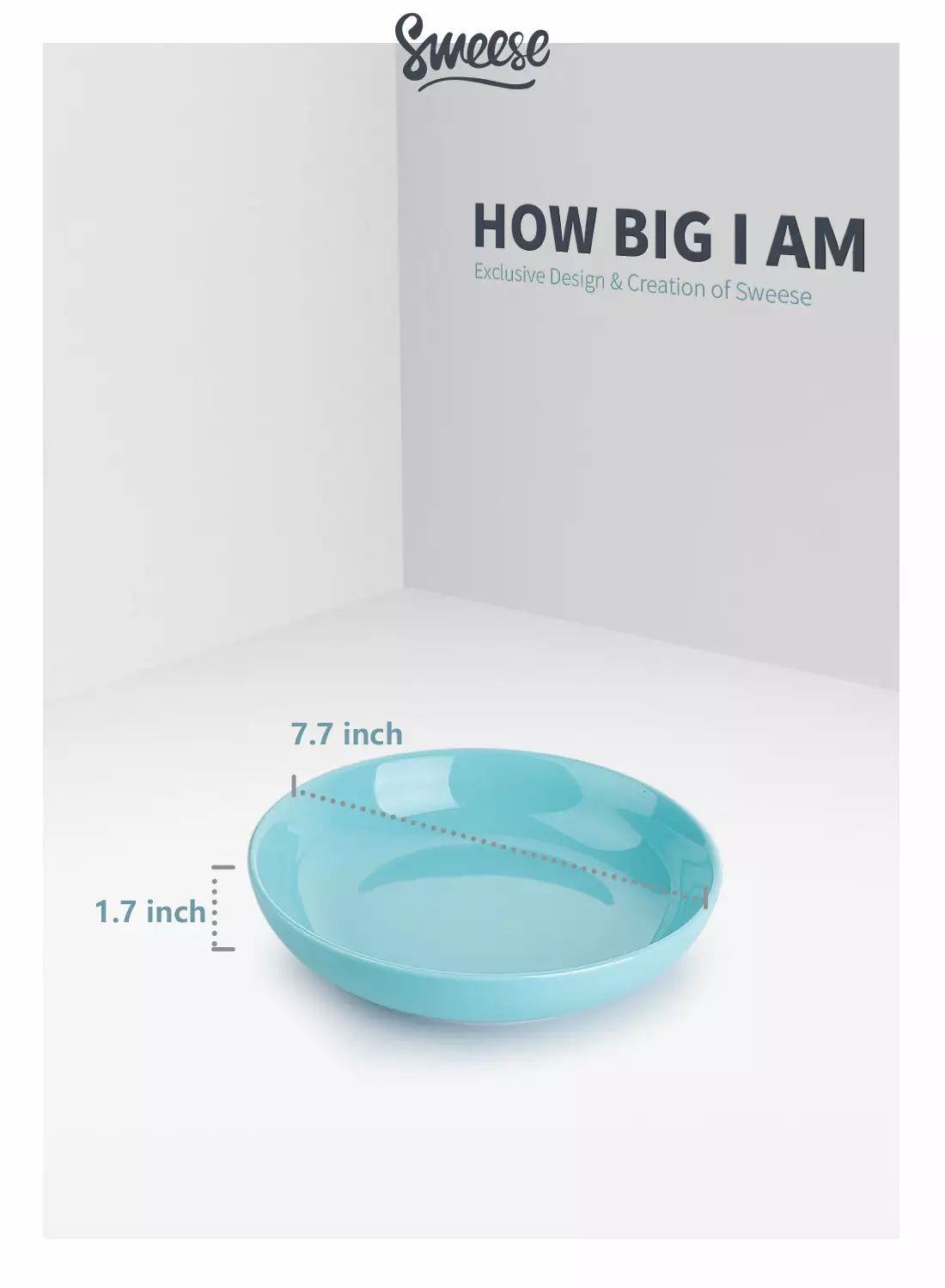 Flash Sale ???? Sweese Turquoise Porcelain Pasta Bowls ???? 4 Flash Sale ???? Sweese Turquoise Porcelain Pasta Bowls ???? - Image 4