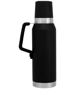 Coupon ❤️ Stanley Master Unbreakable Thermal Bottle | 1.4 QT ❤️ -Sweese Elegant Shop B2B Large PNG Master Vac Bottle 1.4qt Foundry Black back