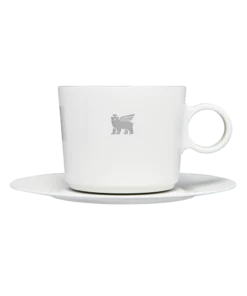 New ???? Stanley The DayBreak Cappuccino Cup & Stillness Saucer | 6.5 OZ ???? -Sweese Elegant Shop B2B Web PNG Cappucino Cup Stillness Saucer 6 5OZ Pale Stone Front