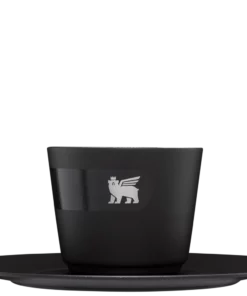 Wholesale ⭐ Stanley The DayBreak Demitasse Cup & Stillness Saucer | 2.2 OZ ❤️ -Sweese Elegant Shop B2B Web PNG Demitasse Cup Stillness Saucer 2 2OZ Matte Black Front