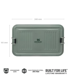 Flash Sale ???? Stanley Classic Legendary Useful Lunch Box | 1.25 QT ✔️ -Sweese Elegant Shop B2B Web PNG Stanley TheLegendaryUsefulBox HammertoneGreen 3