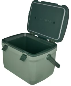 Coupon ???? Stanley Adventure Easy Carry Outdoor Cooler | 16 QT ???? -Sweese Elegant Shop B2B Web PNG The Easy Carry Outdoor Cooler 16QT Stanley Green Hero Open