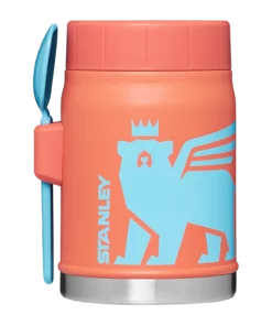 Outlet ???? Stanley The Wild Imagination Food Jar + Spork | 14 OZ ???? -Sweese Elegant Shop B2B Web PNG The Heritage Vacuum Food Jar 14oz Grapefruit Front copy