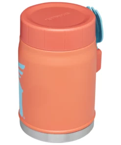 Outlet ???? Stanley The Wild Imagination Food Jar + Spork | 14 OZ ???? -Sweese Elegant Shop B2B Web PNG The Heritage Vacuum Food Jar 14oz Grapefruit Hero Back copy