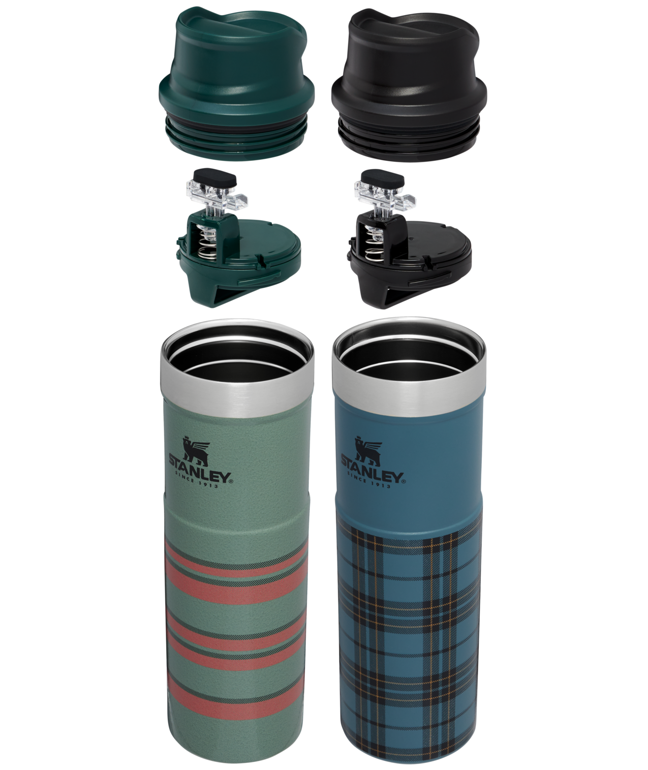 Budget ???? Stanley The Vintage Loom Trigger-Action Travel Mug 2 Pack | 20 OZ ???? - Image 3