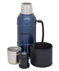 Brand new ???? Stanley Legacy QuadVac™ Thermal Bottle | 1.5 QT ???? -Sweese Elegant Shop B2B Web PNG TheQuadvac ThermalBottle1.5QTNightFall Exploded