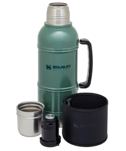 Best Sale ???? Stanley Legacy QuadVac™ Thermal Bottle | 2 QT ???? -Sweese Elegant Shop B2B Web PNG TheQuadvac ThermalBottle2QTHammertoneGreen Exploded