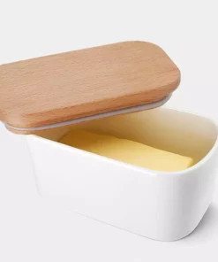 Wholesale ???? Sweese Airtight Butter Dish with Beechwood Lid ⌛