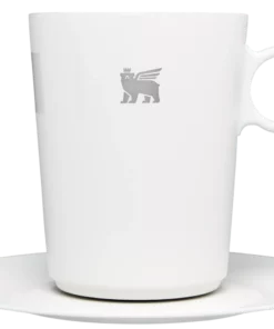 Deals ???? Stanley The DayBreak Café Latte Cup & Stillness Saucer | 10.6 OZ ✨