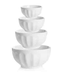 Coupon ???? Sweese 4 Piece Fluted Nesting Bowls ✔️