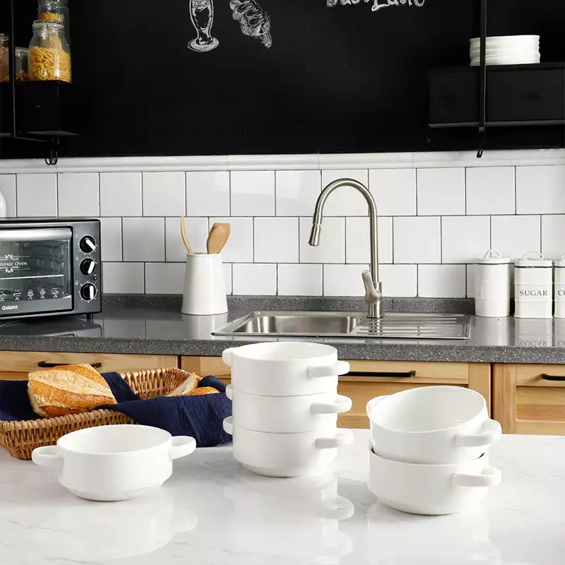 Wholesale ???? Sweese Porcelain Soup Bowls with Handles ???? 2 Wholesale ???? Sweese Porcelain Soup Bowls with Handles ???? - Image 2