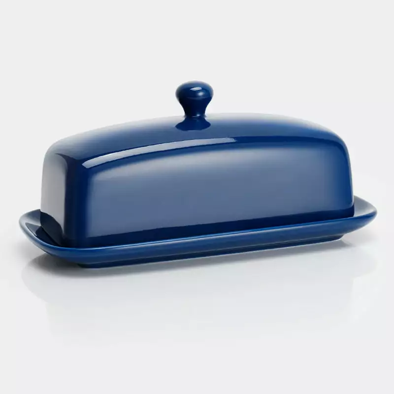 Outlet ⭐ Sweese Porcelain Rectangle Butter Dish with Lid ✔️ 4 Outlet ⭐ Sweese Porcelain Rectangle Butter Dish with Lid ✔️ - Image 4