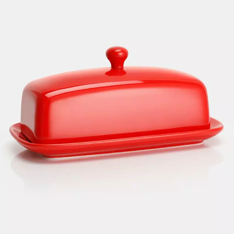 Outlet ⭐ Sweese Porcelain Rectangle Butter Dish with Lid ✔️ 7 Outlet ⭐ Sweese Porcelain Rectangle Butter Dish with Lid ✔️ - Image 7