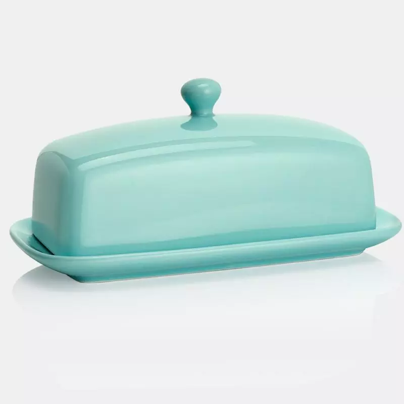 Outlet ⭐ Sweese Porcelain Rectangle Butter Dish with Lid ✔️ 1 Outlet ⭐ Sweese Porcelain Rectangle Butter Dish with Lid ✔️