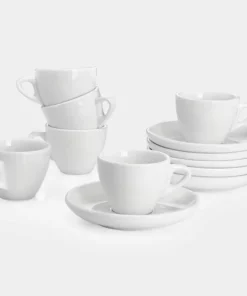 Best Pirce ???? Sweese Porcelain Espresso Cups with Saucers ????