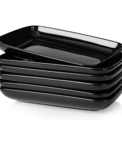 Best Sale ???? Sweese Rectangular Salad Plates, Set of 6 ???? -Sweese Elegant Shop RectangulardessertPlates 4