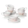Cheap ???? Sweese Rose Porcelain Tea Cups and Saucers ????