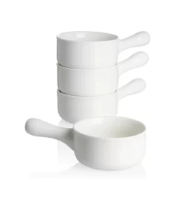 Coupon ???? Sweese Porcelain Soup Bowls with Handles ????
