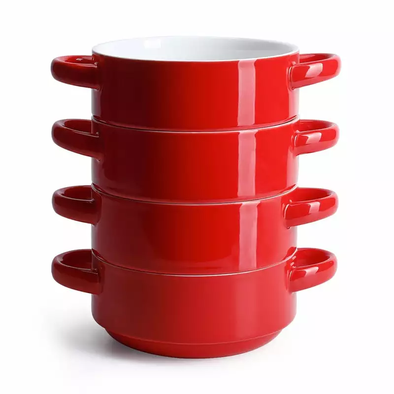 Wholesale ???? Sweese Porcelain Soup Bowls with Handles ???? 6 Wholesale ???? Sweese Porcelain Soup Bowls with Handles ???? - Image 6