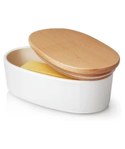 Deals ❤️ Sweese Airtight Oval Butter Dish with Lid ⌛