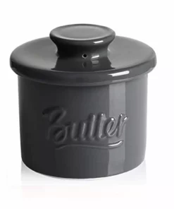 Deals ???? New Porcelain Sweese Butter Crock ❤️ -Sweese Elegant Shop buttergrey