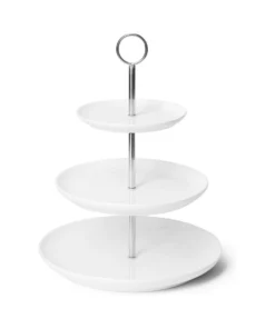 Buy ⭐ Sweese 3 Tier White Porcelain Cake Stand ????