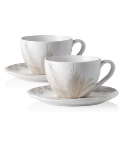 Top 10 ⭐ Sweese Ceramic Cups with Saucers, Set of 2 ????