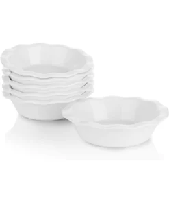 Outlet ✨ Sweese Ceramic Ruffled Mini Pie Pans ⭐ -Sweese Elegant Shop ceramicminipiepans