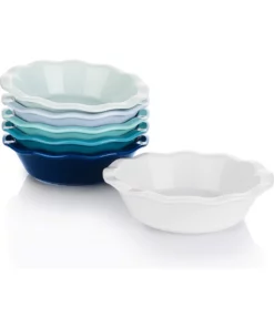Outlet ✨ Sweese Ceramic Ruffled Mini Pie Pans ⭐