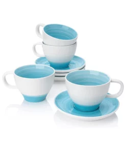 Cheap ✔️ Sweese Gradient Tea Cups and Saucers ✨