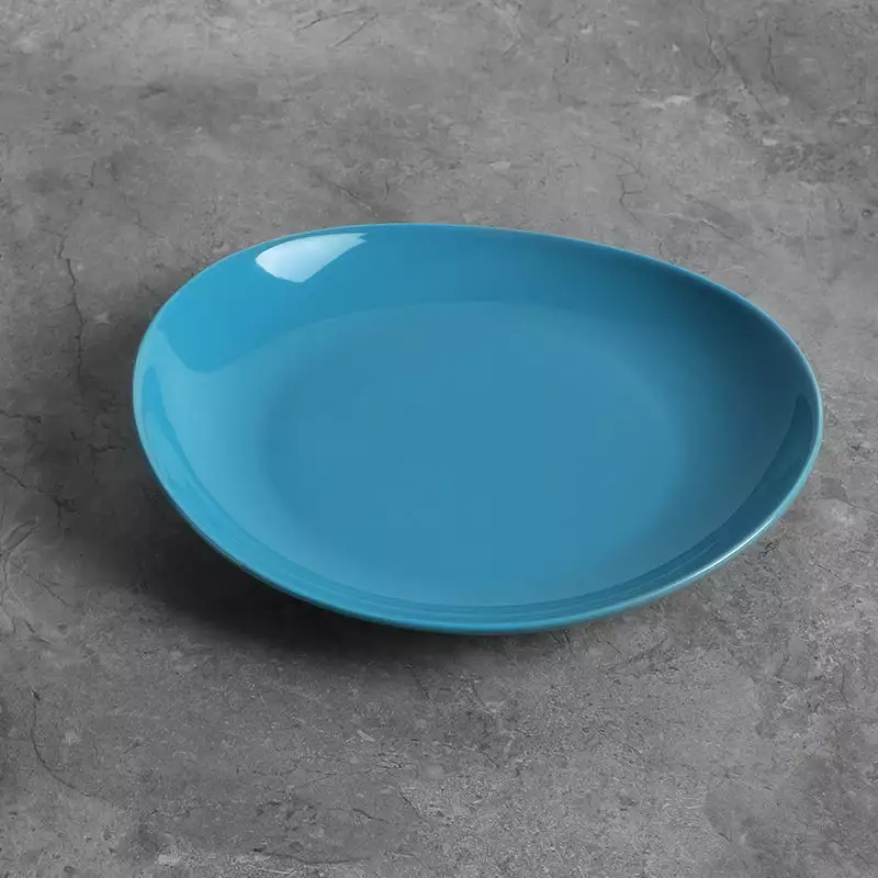 Brand new ???? Sweese Steel Blue Curved Porcelain Plates ❤️ 2 Brand new ???? Sweese Steel Blue Curved Porcelain Plates ❤️ - Image 2