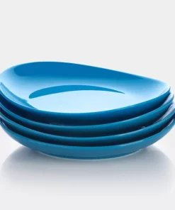 Brand new ???? Sweese Steel Blue Curved Porcelain Plates ❤️