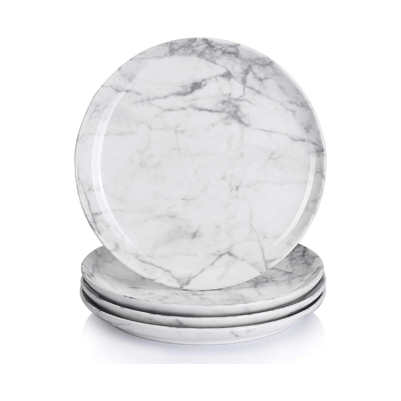 Best deal ???? Sweese Marble Pattern Porcelain Plates ✔️ 1 Best deal ???? Sweese Marble Pattern Porcelain Plates ✔️